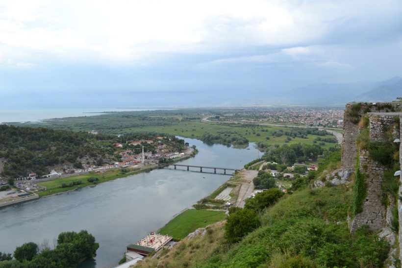 View from Rozafa castle