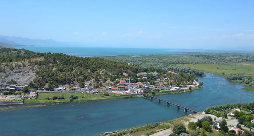 Shkodra view from castle