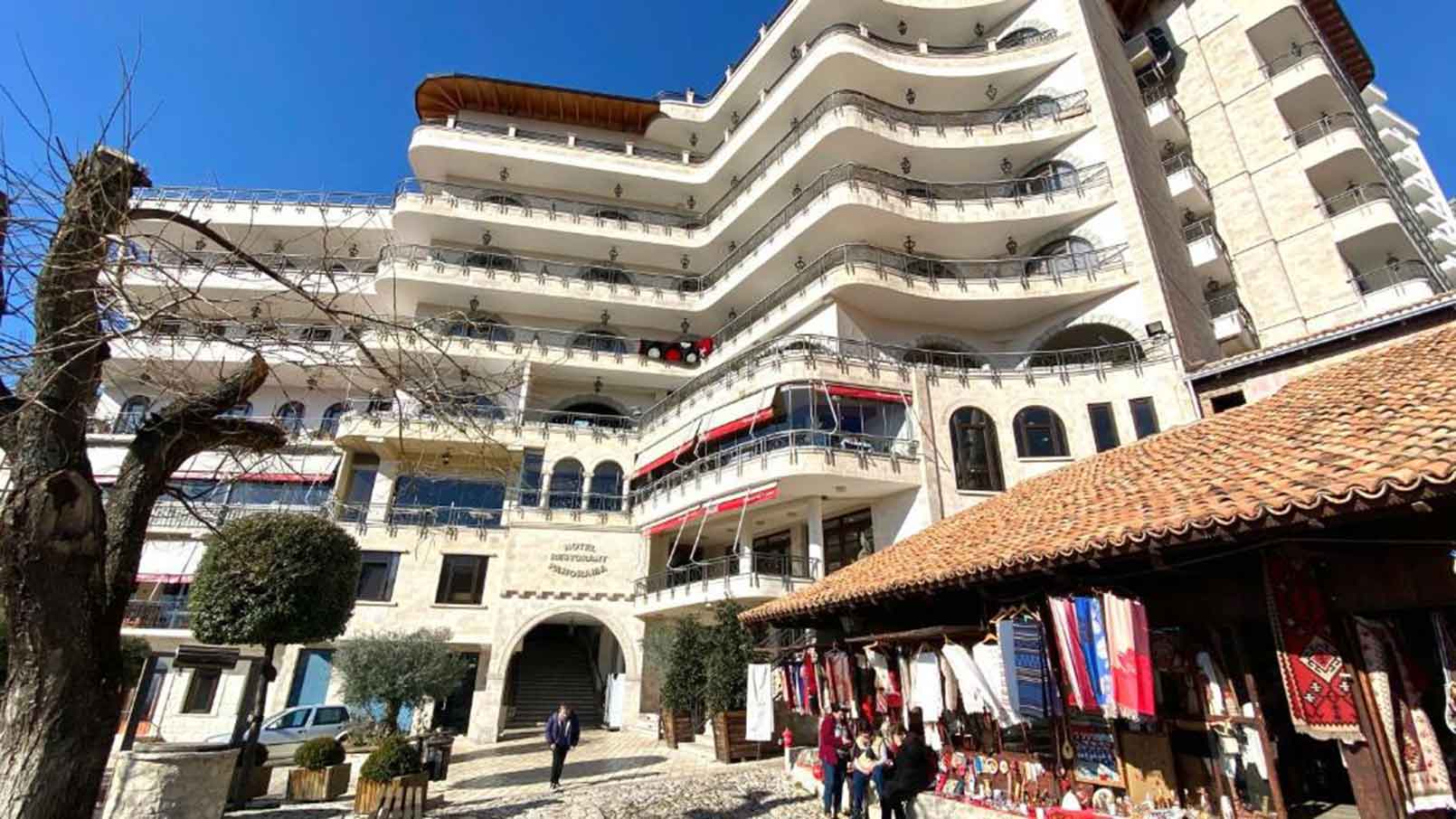 hotel panorama, kruja, albania
